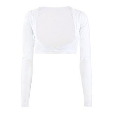 HENRY STUART 여성용 볼레로 이너티셔츠 화이트