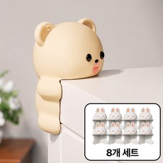 루노르 귀여운 모서리 충격 보호대 가드, 토끼, 8개