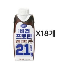 얼티브 비건프로틴 초코 250ml x18입, 36개, 36개입