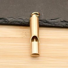 可吹響哨子鑰匙扣 便攜式戶外求生用品創意掛件, 口哨【薄款】, 1個