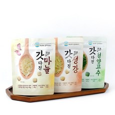 엣지바이브 냠냠쿡 국산 큐브 코인 캠핑양념 동결건조 다진마늘, 1개, 30g