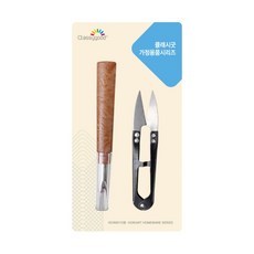 KR리빙 재봉 쪽가위 106mm + 실뜯개 131mm 세트, 1개, 혼합색상