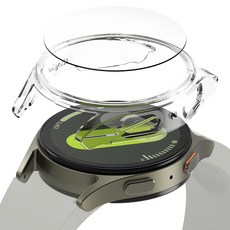 Ringke 手錶保護殼與鋼化玻璃保護貼組 for Samsung Galaxy Watch 7 (44mm), 透明, 1個