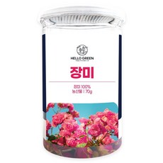 우그린 장미 70g 통 장미차 플라워차 장미티 bok+019PZ, 1