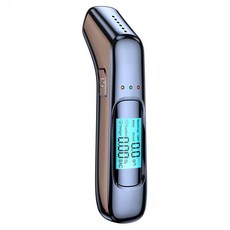 AOSS휴대용 디지털 음주측정기 알코올측정기 USB충전 고정밀, 1개