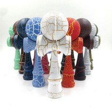 죽방울 원목교구 캔다마 전통 일본 겐다마 집중력 놀이, 화이트 배경 화이트