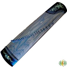 台製古箏 - 珍琴非洲紫檀玫瑰木挖面實木唐式大頭箏 - 台灣手工製造, 1個