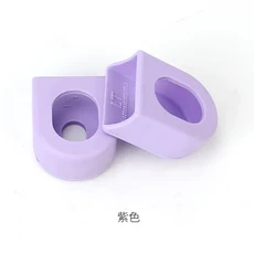 HASSNS MTB 슬리브 통합 PE 산악 연결로드 실리콘 캔들 보호대 자전거 크랭크, a pair of rple, 한개옵션1