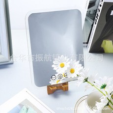 各種規格LED化妝鏡玻璃鏡片放大鏡1-6MM鏡片噴砂磨邊穿衣鏡工高清, 1個