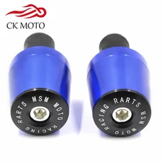 핸들 바 엔드 그립 범용 혼다 Ducati Yamaha Kawasaki 78 "22mm 오토바이 카운터 웨이트 플러그 슬라이더