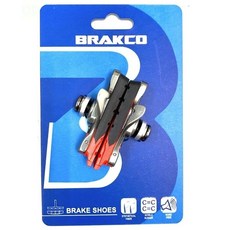 《67-7單車》BRAKCO 471C C夾專用 CNC輕量化 公路車雙色煞車皮 可替換 晴雨兩用 剎車皮, 煞車皮“含底座”, 1個