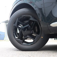 [비브랜드] 피그파인더 바퀴 18인치 휠 포인트 스티커 컬러 인테리어 흠집 기스 보호 방지 튜닝용품 NQ5 더뉴스포티지 페이스리프트 호환, 레드카본(한대분), 1개