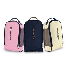 (25가을신상품)국내생산 까스텔바작 멀티슈즈백 골프화 런닝화 스포츠화 신발주머니, 베이지, 1개