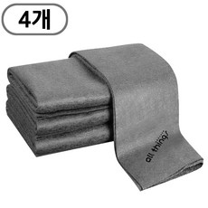 [안심소재] 얼띵스 더 커지고 물자국없는 초극세사 다용도 매직 행주, 4개