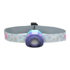 德國 Ledlenser KIDLED4R 502536 兒童專用充電式頭燈 紫色, 彩虹, 1個