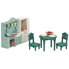 EPOCH 森林家族 廚房餐廳家具組 場景配件 兒童玩具, 1個