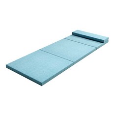 접이식 매트리스 180cm 3단 기숙사 싱글 수면 원룸 상품, 베이지 60cm180cm두께 5cm, 상세페이지 참고