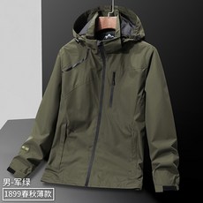 PN 男款防風防潑水連帽衝鋒外套 薄款登山服 多色L-7XL可選