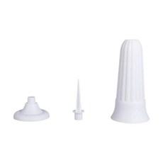 플라스틱 묘지 꽃병 스파이크가 흰색 묘비용 홀더, 1. White