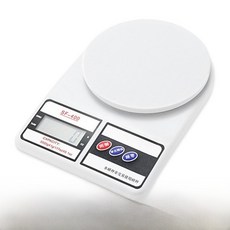 휴대용 주방 저울 5kg 용량 플라스틱 표면 LCD 디스플레이 수동 제로링 베이킹 요리 측정 도구 일체형, 01 배터리형 (배터리 포함)