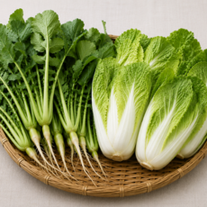 [한정수량]산지직송 아삭아삭 어린열무+얼갈이세트, 1박스, 열무2kg+얼갈이1kg