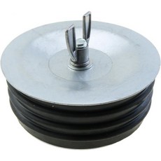 미투트 1팩 4인치 파이프 엔드 메카니컬 플러그 강철 배수 커버 아연도금 나사와 윙 너트 포함 실외 하수도 청소 배수구용, MEETOOT 미투트 1팩 4인치 파이프 엔드 기계용