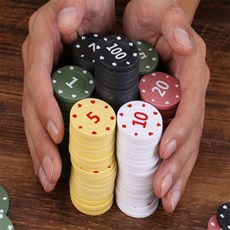 홀덤칩 포커칩 100개 포커칩케이스