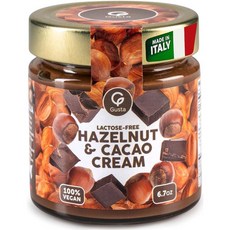 시칠리아산 피스타치오 크림 스프레드 - 두바이 초콜릿 베이킹 디저트 & 커피를 위한 프리미엄 필링 100% 비건 유당이 없는 이탈리아 고메 너트 버터 6.7온스, Hazelnut & Cacao, 6.7 Ounce (Pack of 1)