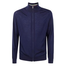 폴스미스 하이 넥 지퍼 프런트 가디건