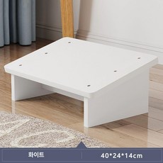 사무실용 발받침대 책상발받침 의자발받침 사무실발받침, 4. 화이트 대형 강화 (경량)