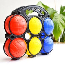 프렌치 페탕크 구슬치기 플라스틱 잔디 야외 스포츠 볼 게임, 1개