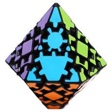 小小店舖 藍藍齒輪十二面錐體魔方 齒輪異形魔術方塊 益智玩具 空間思維挑戰, 詳見包裝