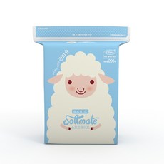 순둥이 소프트메이트 건티슈 베이직 200매 4팩, 53g, 4세트
