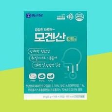 종근당 답답한 하루엔 모겐산 30포 1개월분 프로폴리스 꿀 도라지 목 민트, 1박스, 30회분