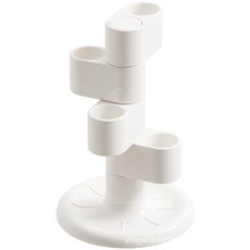 360도 회전 다용도 꽃이 정리함 칫솔 펜 홀더, 3개