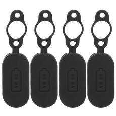 Keenso 스쿠터 충전기 포트 커버 4개 M365 PRO용 실리콘 충전 포트 더스트 커버, 1개