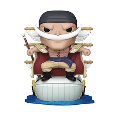 FUNKO POP Rides DLX #127 航海王 白鬍子與船模型，經典動漫收藏，海賊王粉絲必備, 1個