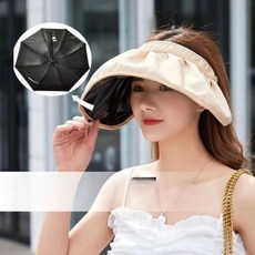 해바라기 자외선 차단 머리띠 썬캡