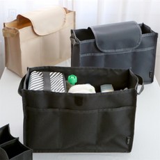 스토어-이유 엄마가방수납정리 코니테일 기저귀 가방용 이너 정리 백, 베이지