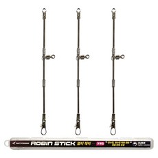 팩트피싱 로빈스틱 참수질 채비 (타이라바 외수질 갈치텐빈 문갑채비), 1개, 3개입