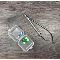 寵物膠囊縮小迷你尖頭剪刀 / 精準修剪寵物細微毛髮 / 安全不鏽鋼材質 / 適用小型犬貓, 迷你剪刀 / 不鋼鋼銀灰, 1個