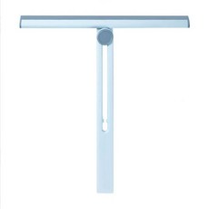 실리콘 스크레이퍼 세척 와이퍼 샤워 스퀴지 유리 청소 바닥 창 도구 물 벽, Blue, 1개