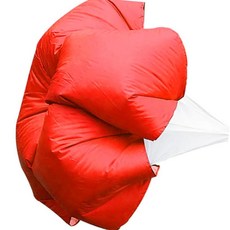 육상 훈련 공기저항 낙하산 달리기, 색상_레드, 1개