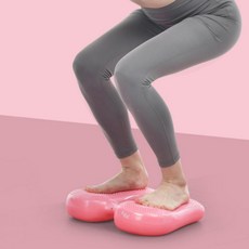 홈트 에어쿠션 스텝퍼 4종 저소음 홈트레이닝 벨런스운동 운동기구 유산소운동 코어운동 하체운동 요가용품, 블루