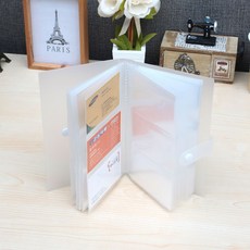 명함집 명함꽂이 명함보관철 명함바인더 카드 베이직 명합집 HWA 대용량 반투명 240장, 대용량 카드 240장 사무실 베이직 HWA 관공서 학교