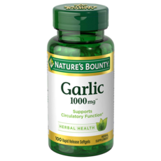 NATURE'S BOUNTY 大蒜萃取軟膠囊 1000mg, 1組, 100顆