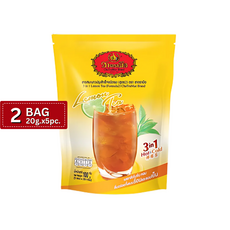 [태국직구] 차트라뮤 인스턴트 3 IN 1 타이 홍차 밀크티 CHATRAMUE LEMON TEA 20 G. X 5 SACHETS, 2개, 100g