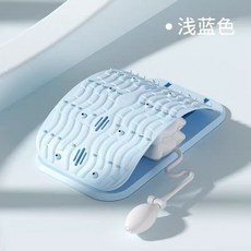 - 拉筋板 拉背器 腰部按摩 挺腰板, 藍色【氣囊頂配】腰椎伸展器【磁石】