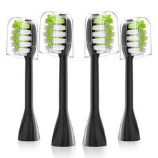 필립스 전동칫솔 ONE 시리즈 HY1100/HY1200용 칫솔모, [07] 4X black