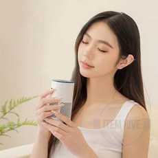 LED 차량용 미니공기청정기 화이트 냄새제거공기청정기 냄새제거